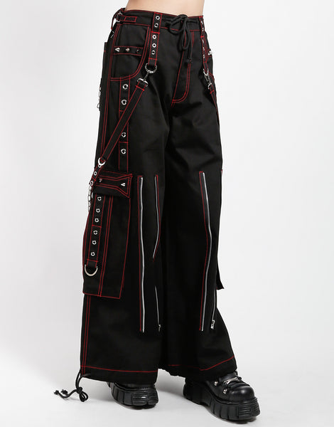 tripp nyc 2way スカルパンツ TRIPP NYC - BACK UP SKULL PANT RED SKULL