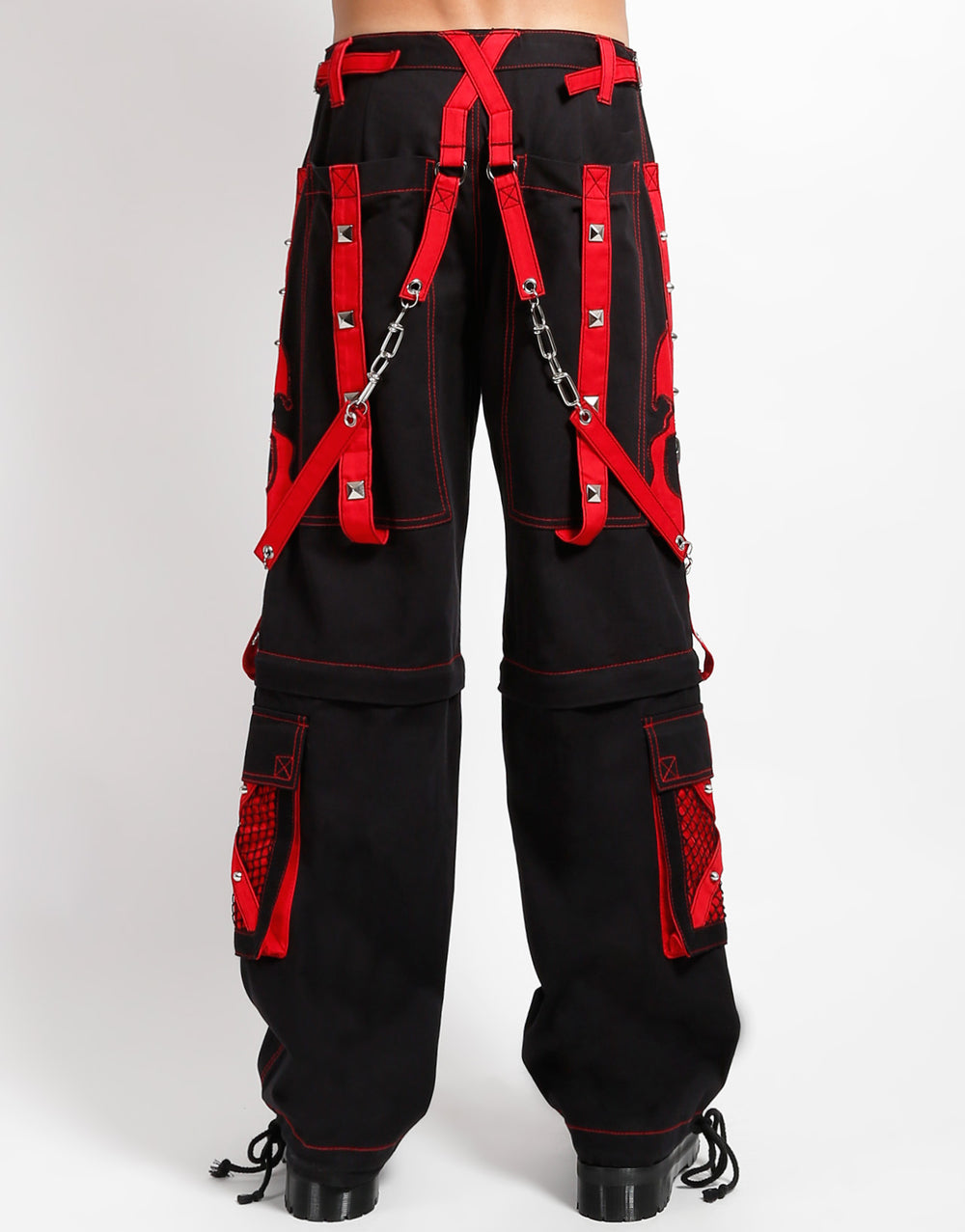 SCARE DARK STREET PANT RED