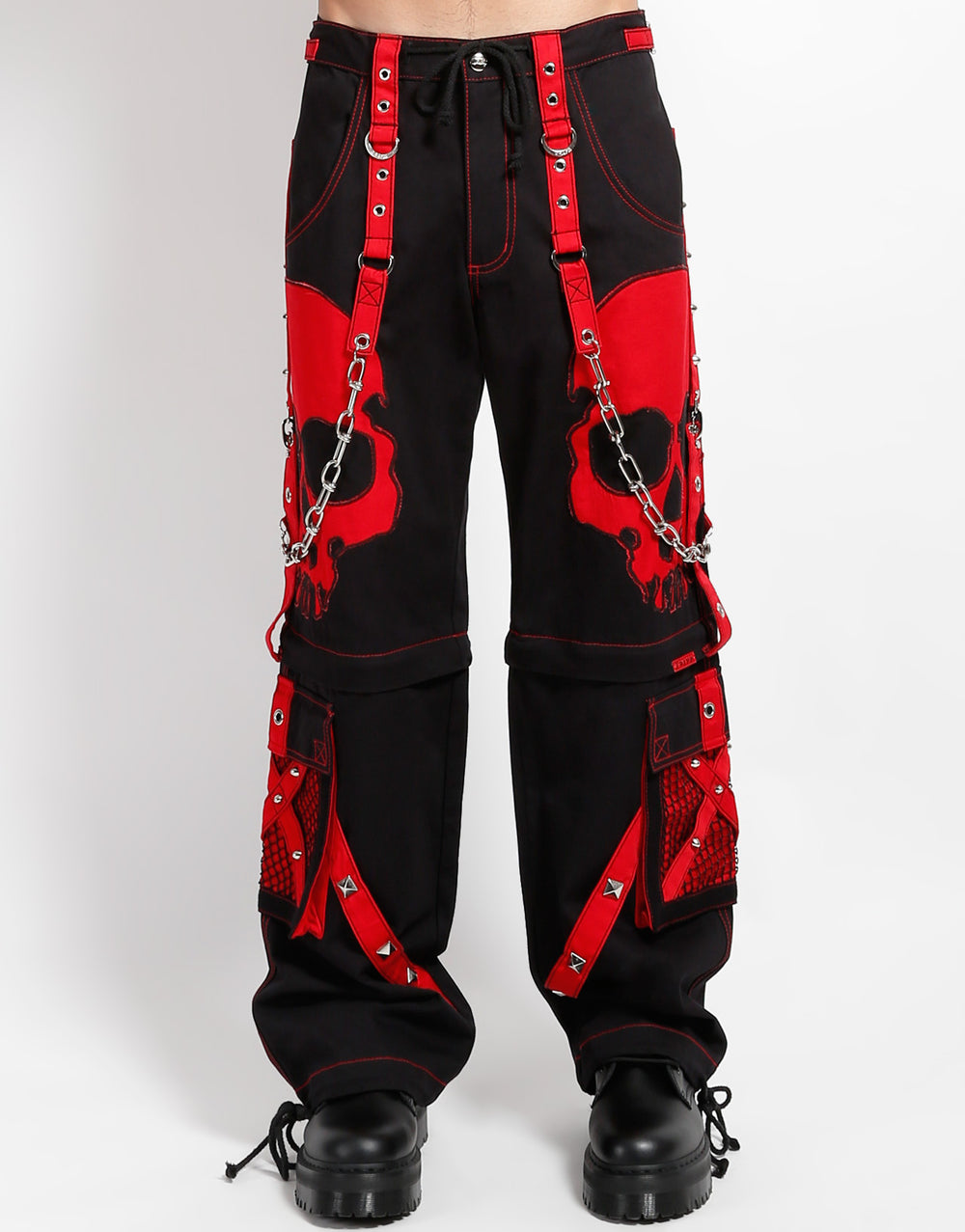 SCARE DARK STREET PANT RED