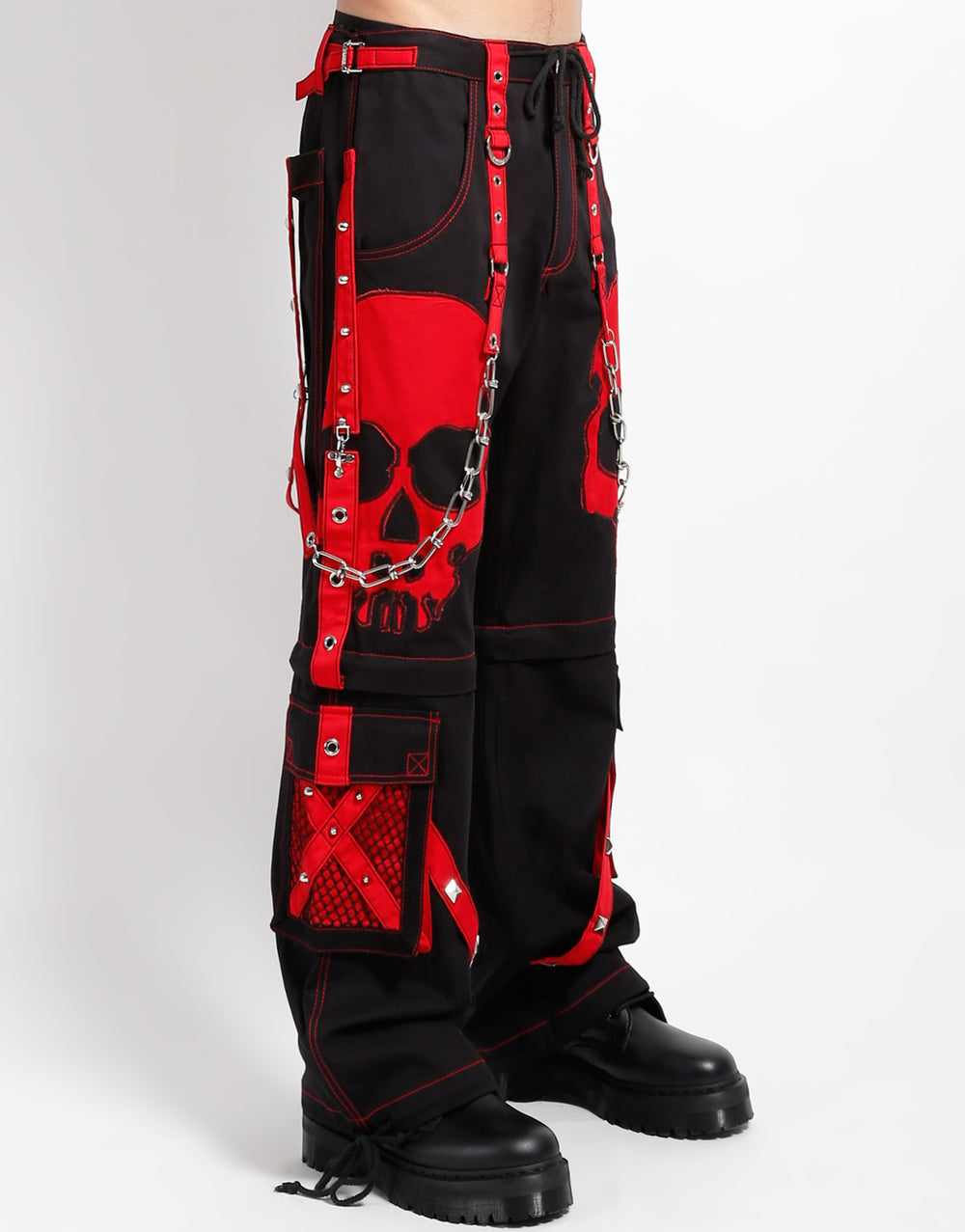 SCARE DARK STREET PANT RED