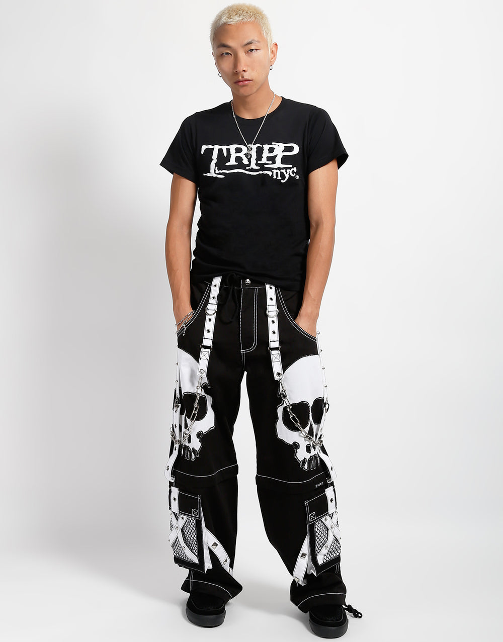 SCARE DARK STREET PANT WHITE