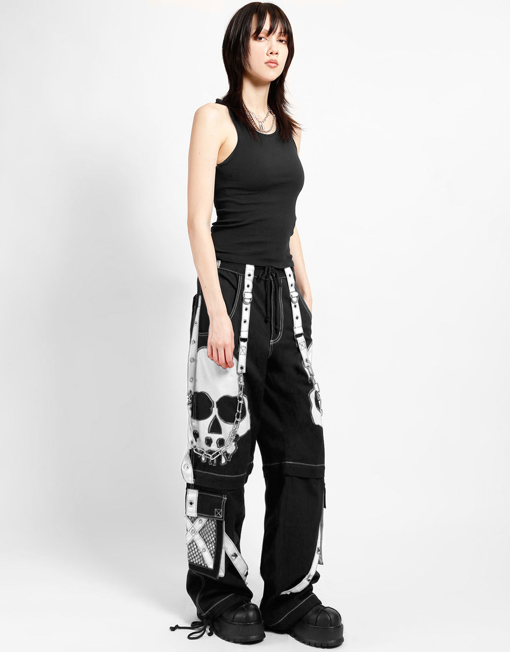 SCARE DARK STREET PANT WHITE