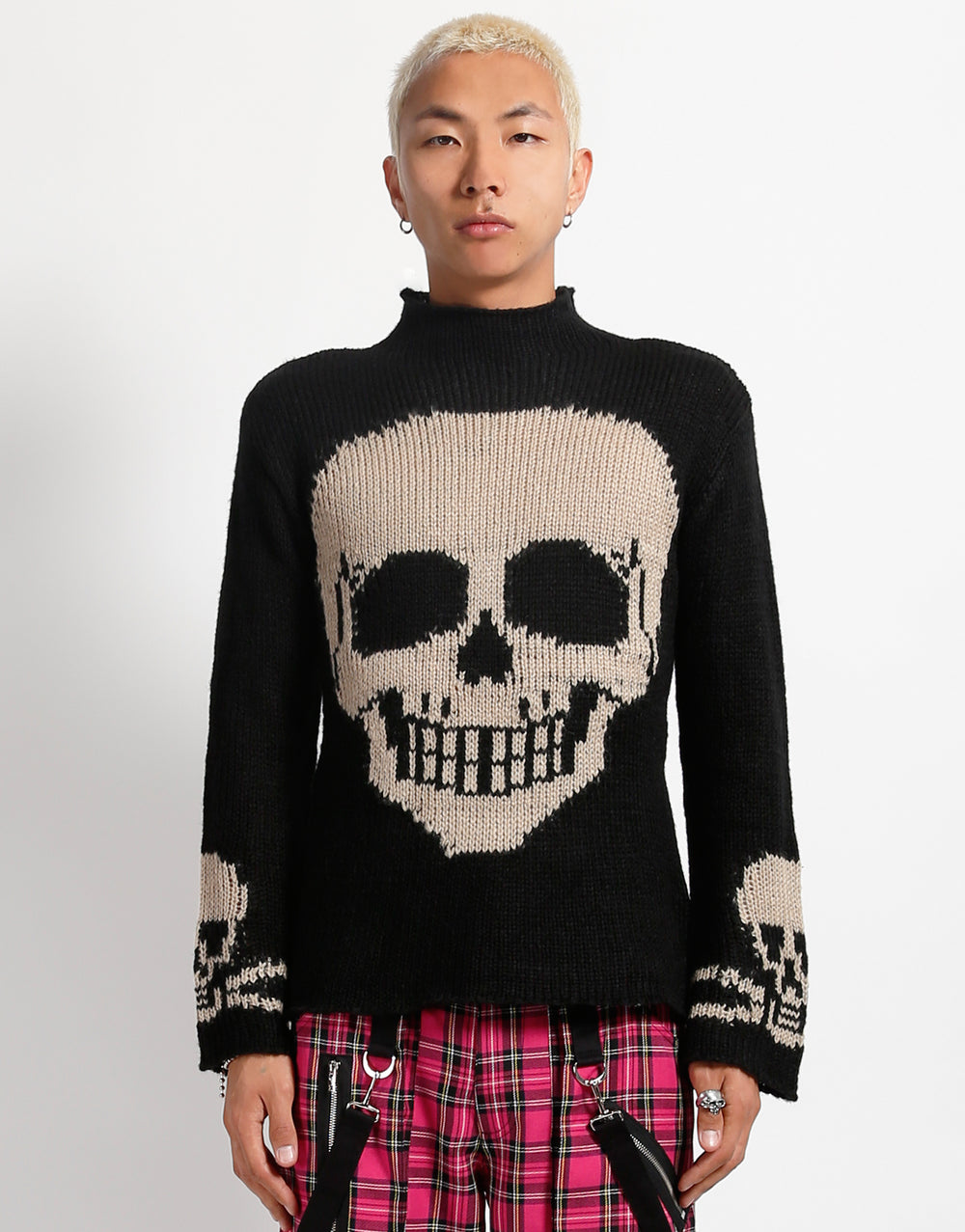 SKULL SWEATER IVORY SKULL