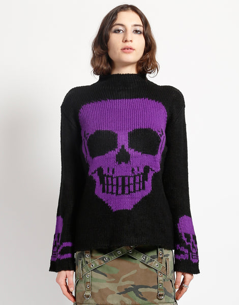 トップス Sevens skull mohair knit y2k Women Y2k Vintage T-Shirt Crew Neck Short Sleeve Skull Print