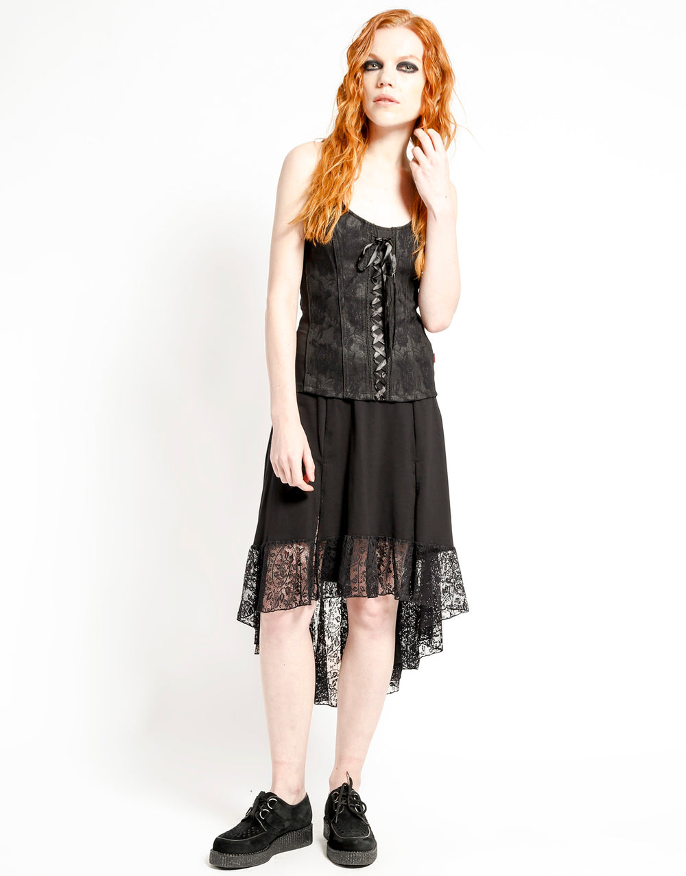 ROYAL MAIDEN HI LO SKIRT