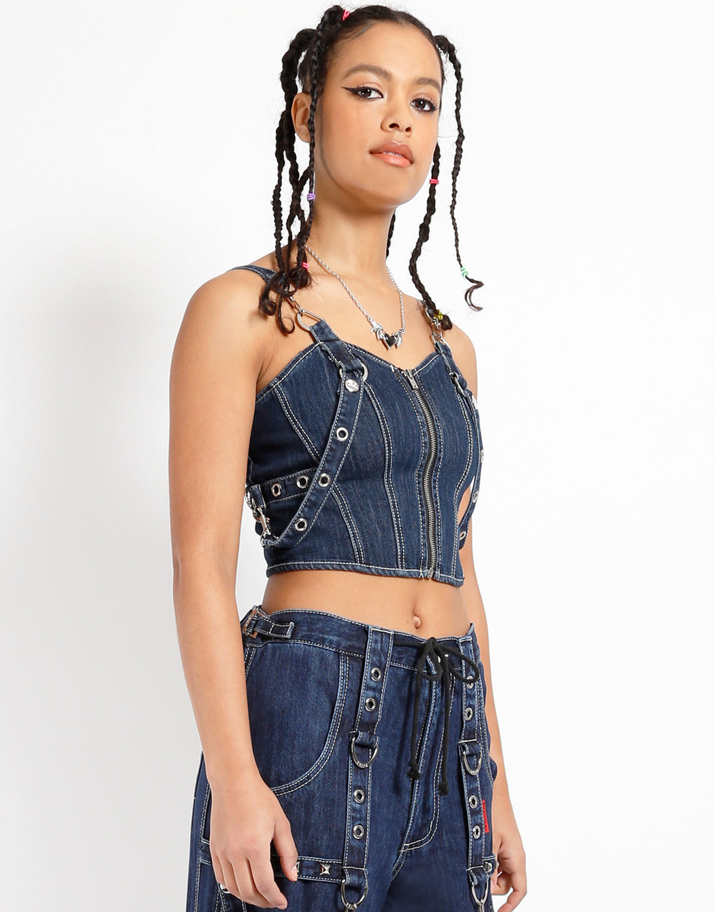 DENIM EVER READY CORSET