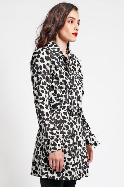 Yontory　1piu1uguale3 CRAZY TRENCH BEI TIGER CAMOUFLAGE SHIRT / TADPOLE タイガーストライプは本来
