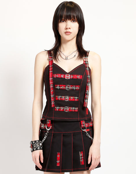 Tripp nyc deals green plaid corset