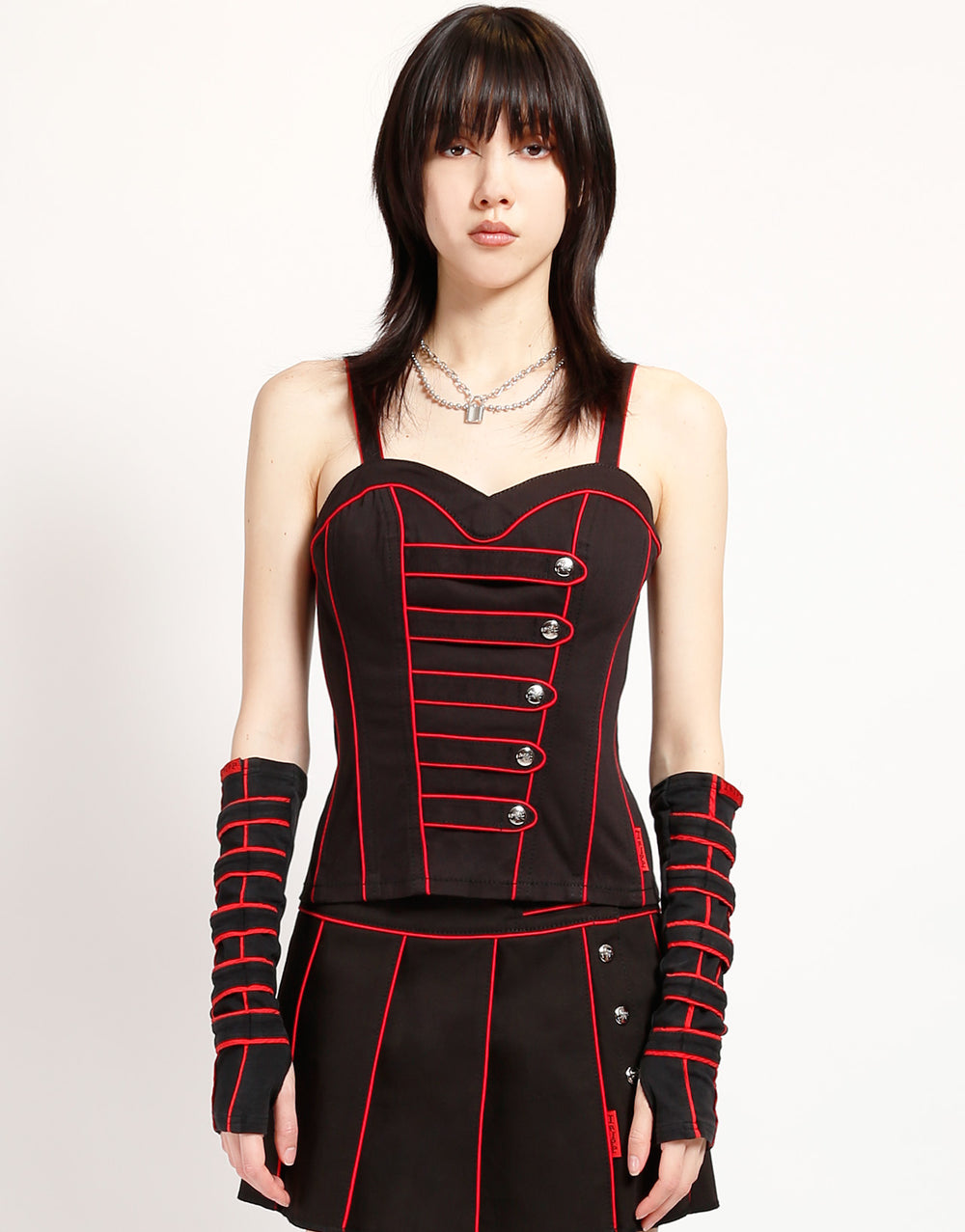 BAND CORSET RED