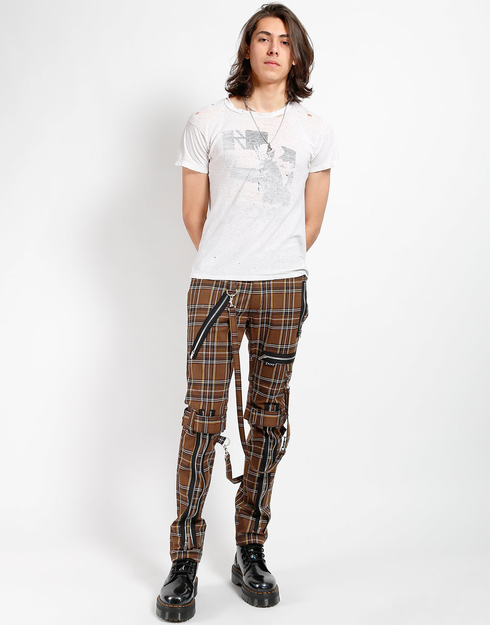 BONDAGE PANT DESERT PLAID