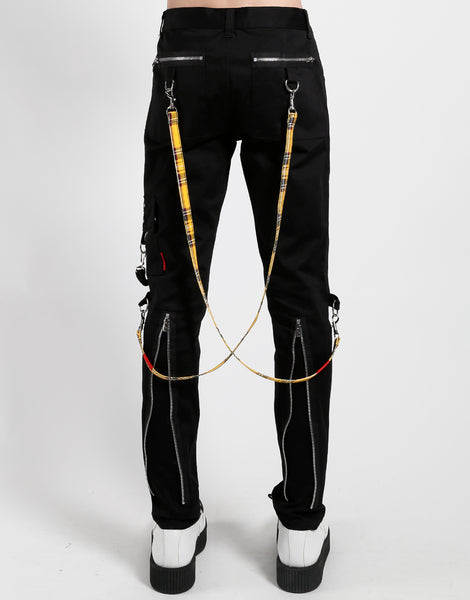TRIPP NYC - BONDAGE STRAPS YELLOW PLAID