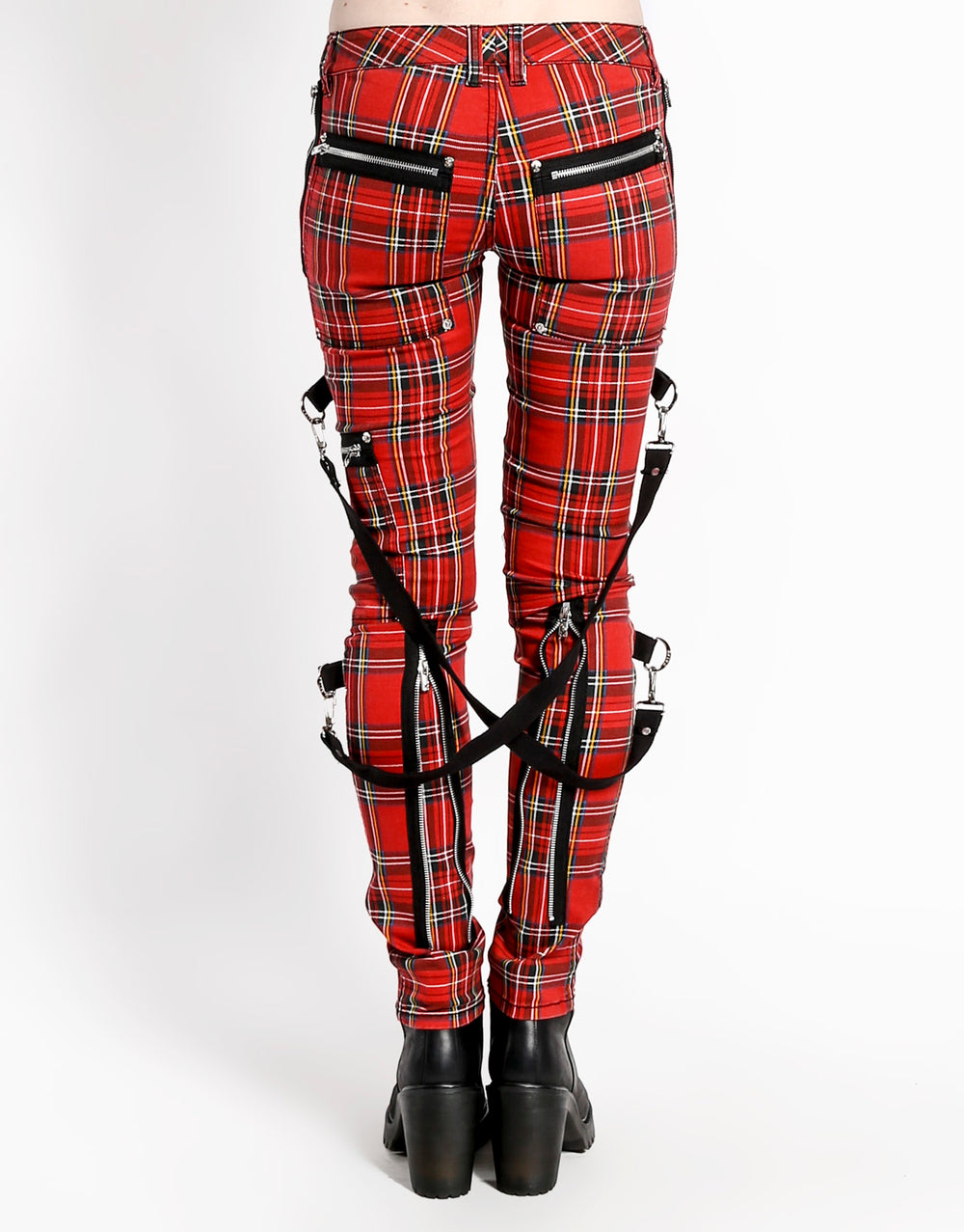 RED PLAID CHAOS PANT