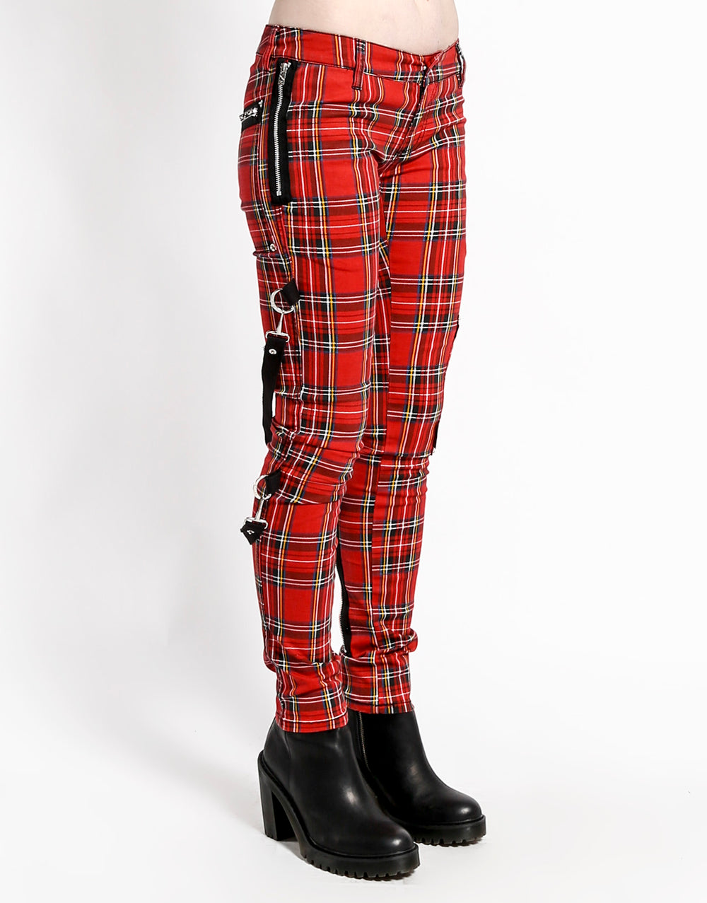 RED PLAID CHAOS PANT