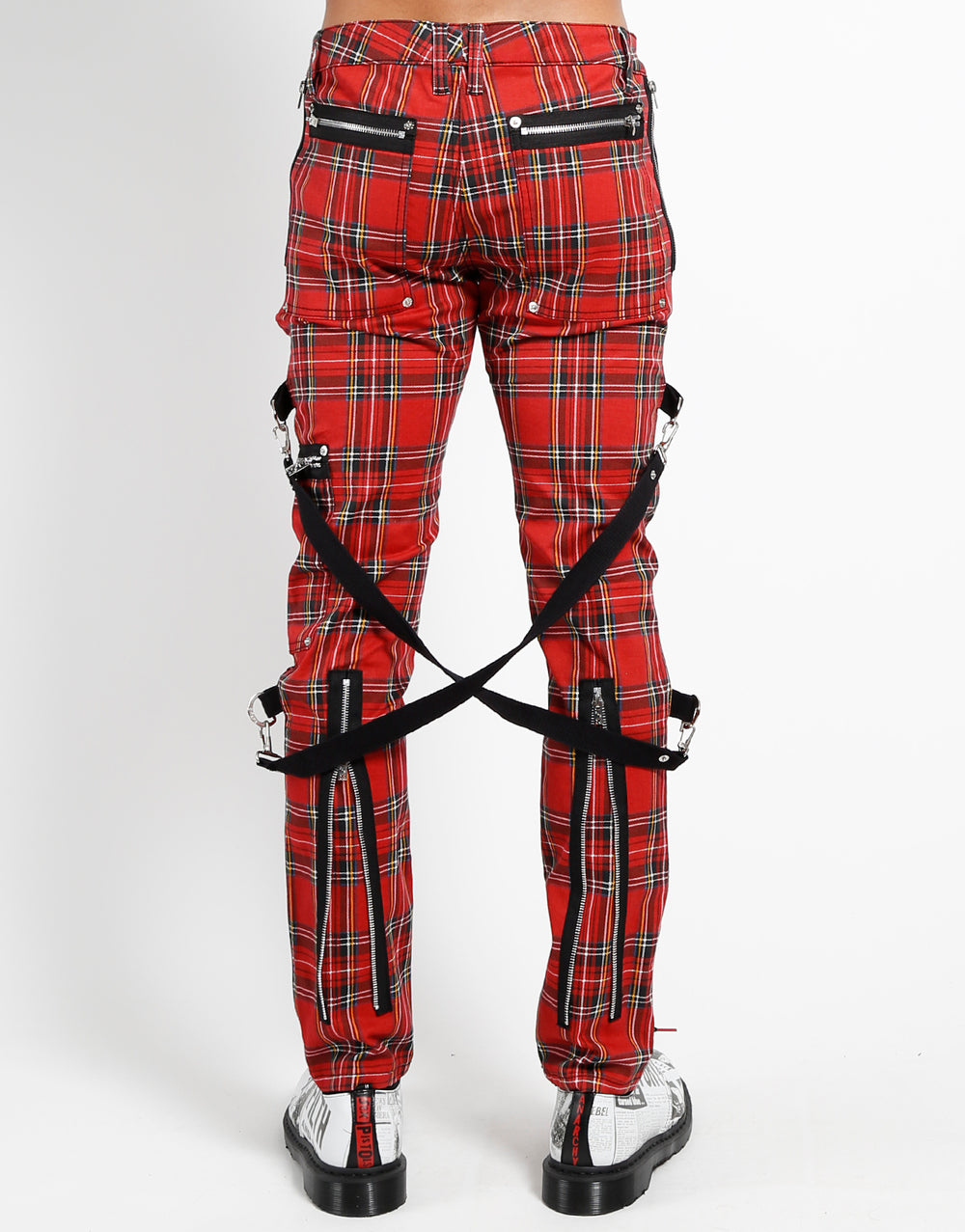 RED PLAID CHAOS PANT