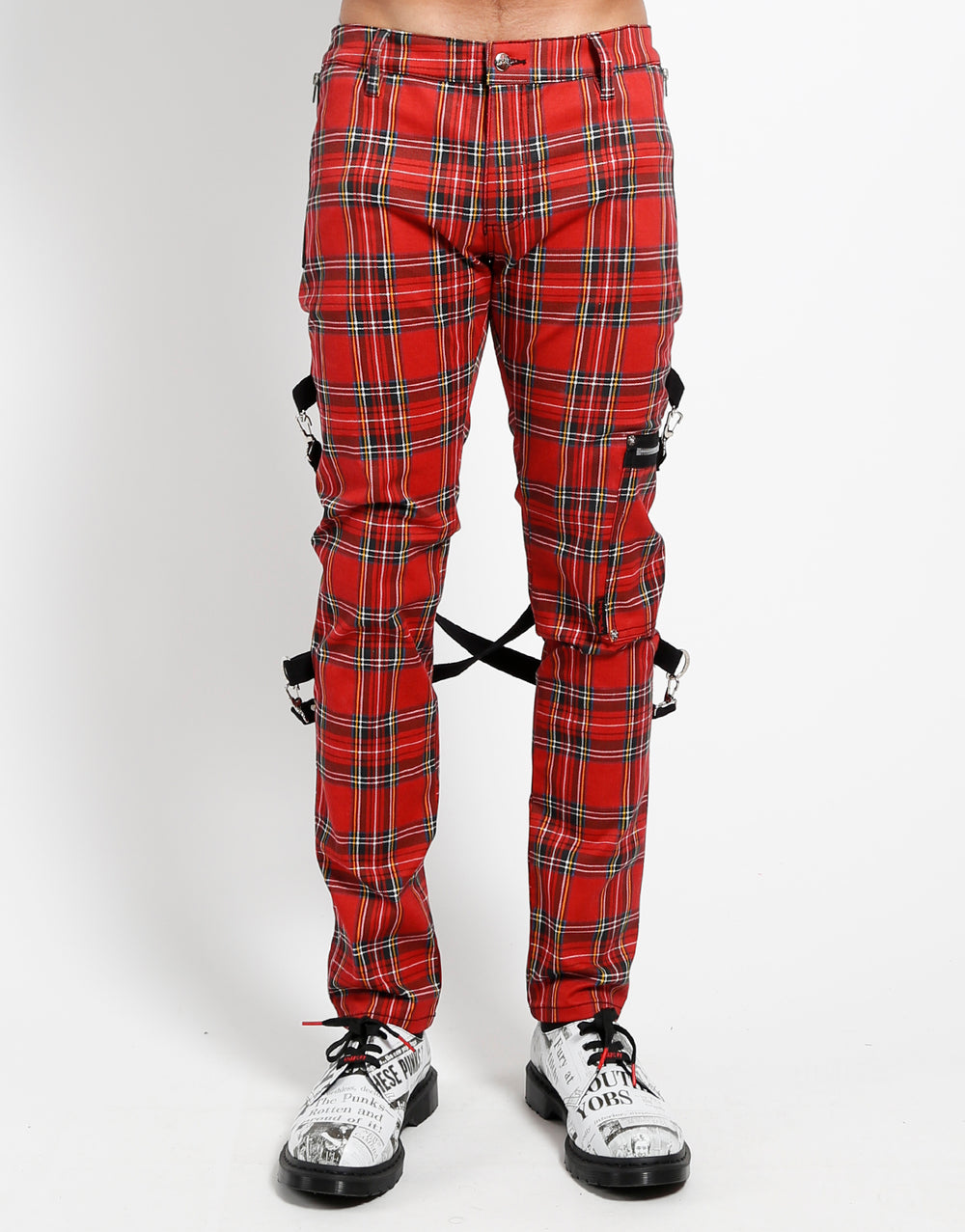 RED PLAID CHAOS PANT