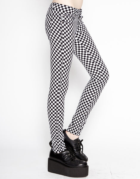 TRIPP NYC T-BACK JEAN CHECKERBOARD - Main Image