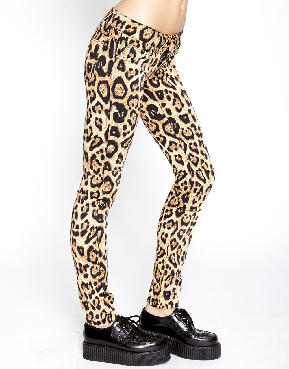 T-BACK JEAN NATURAL LEOPARD