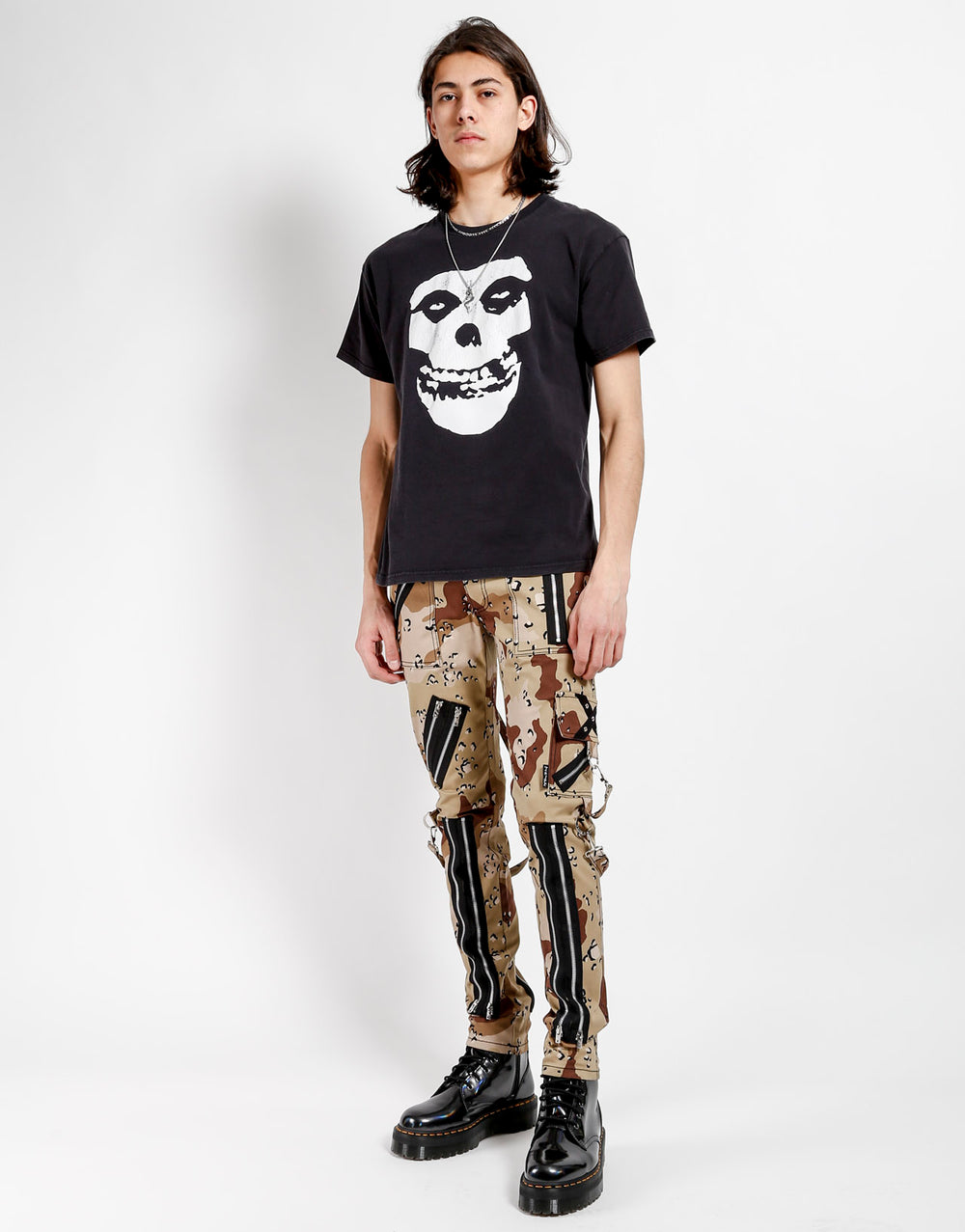 CLASSIC SLIM LEG SAND CAMO BONDAGE PANT