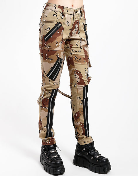 CLASSIC SLIM LEG SAND CAMO BONDAGE PANT