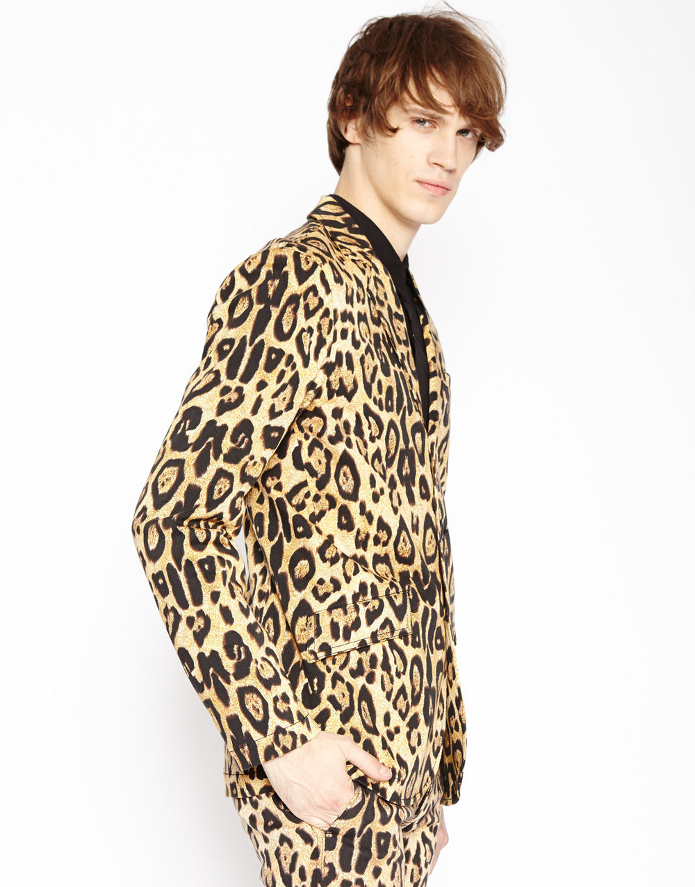 LEOPARD TOP CAT BLAZER