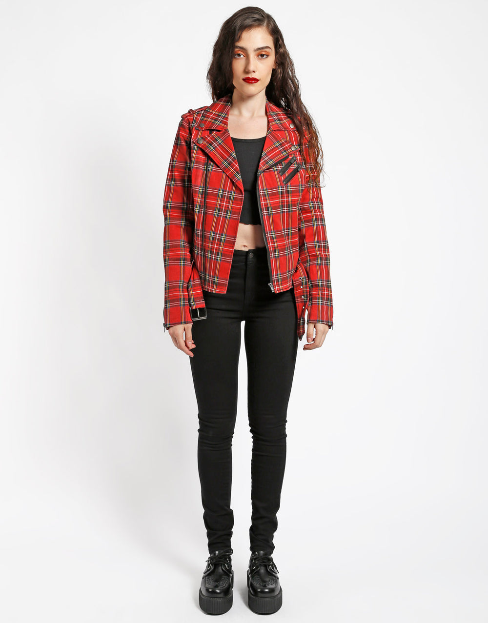 WILD CHILD MOTO RED PLAID