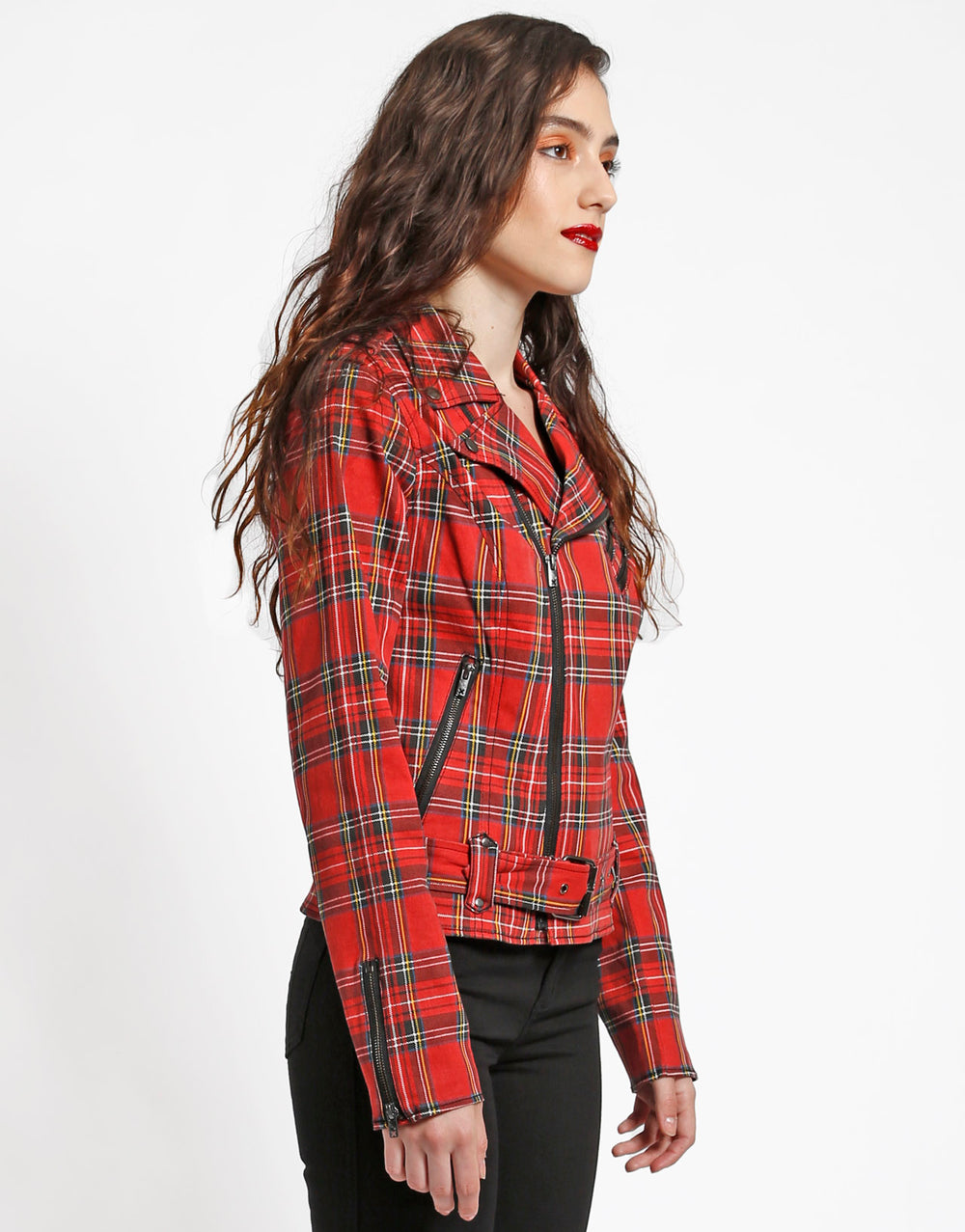 WILD CHILD MOTO RED PLAID