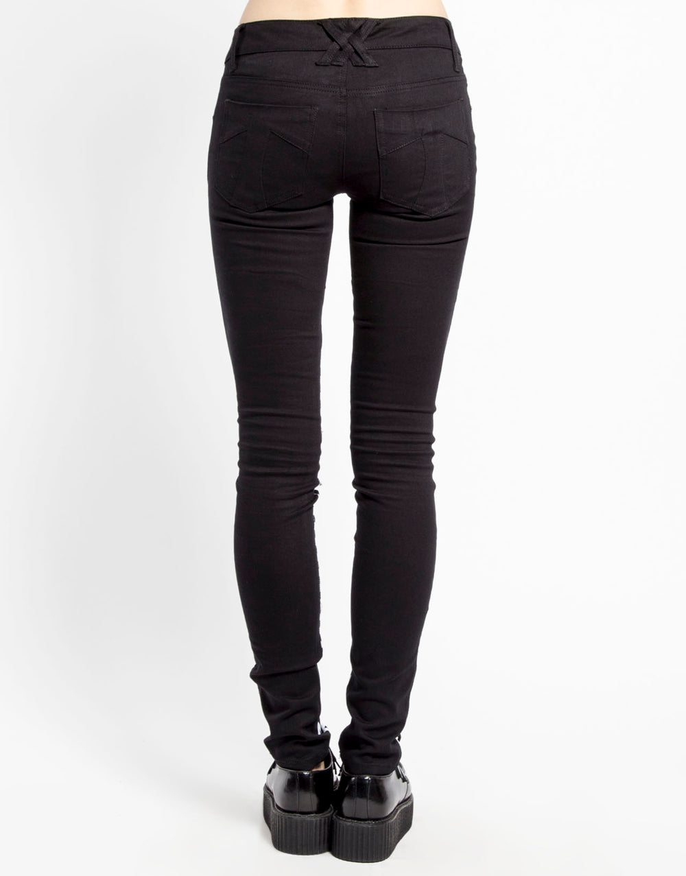 ZIG ZAG SPLIT FRONT SKINNY