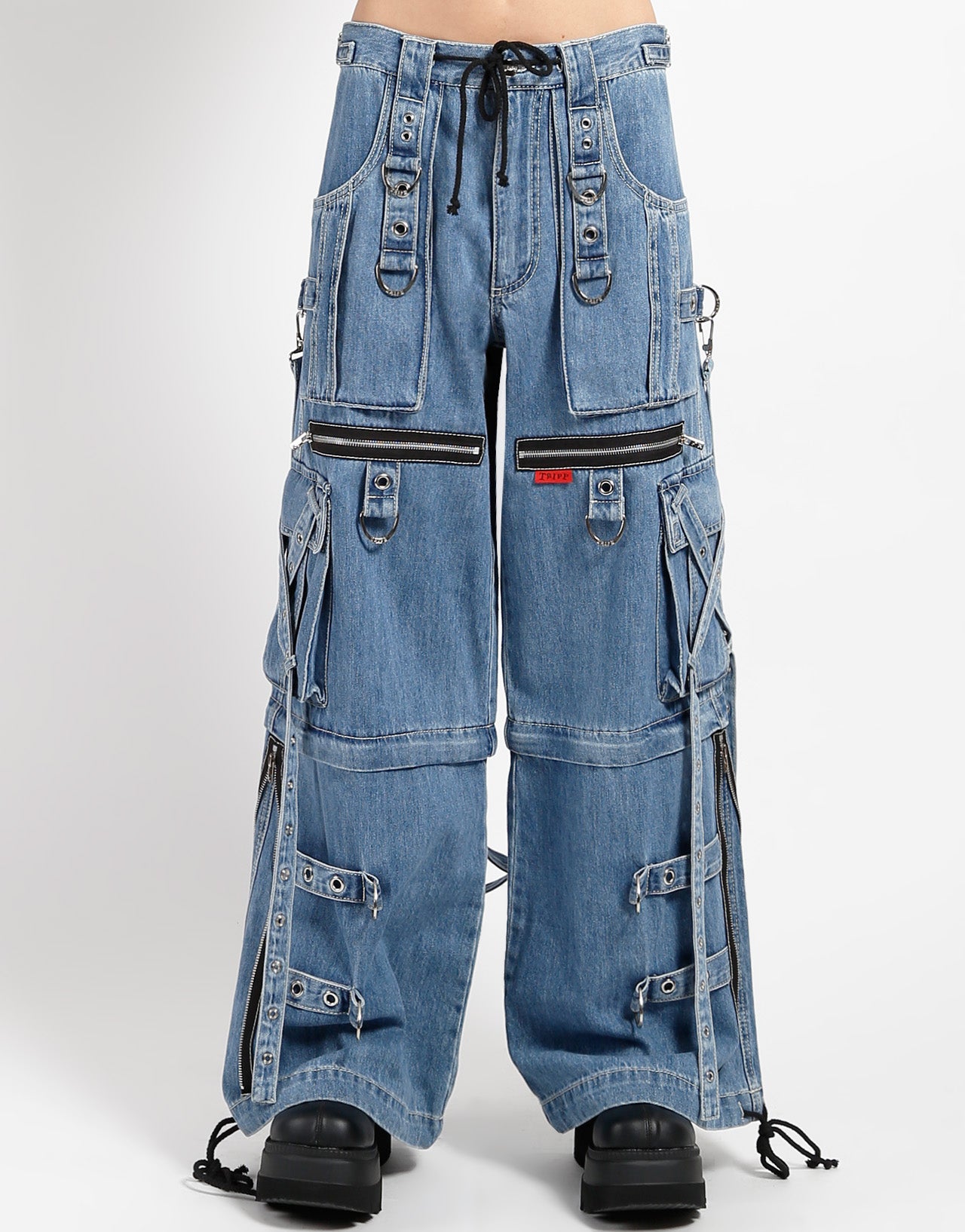 X-STRAP PANT LIGHT BLUE DENIM