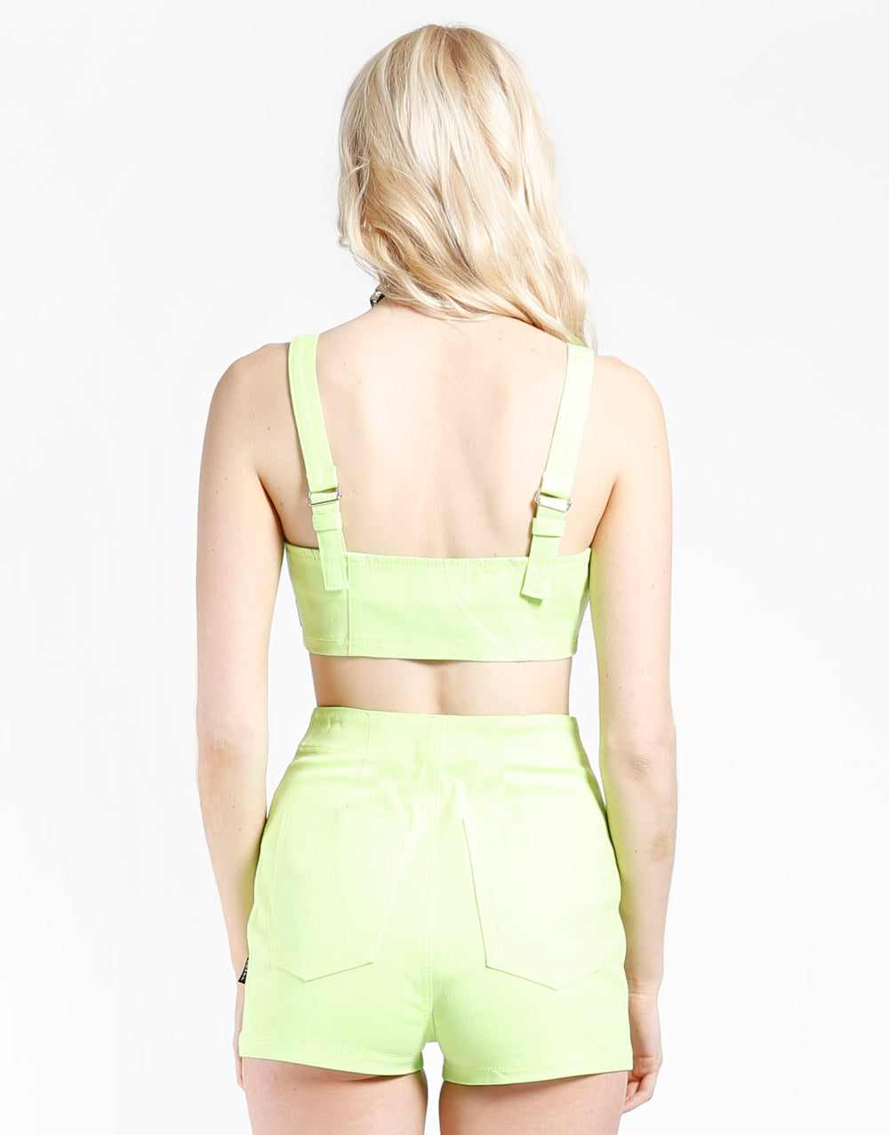 NEON LIME EXTRA CROP TOP