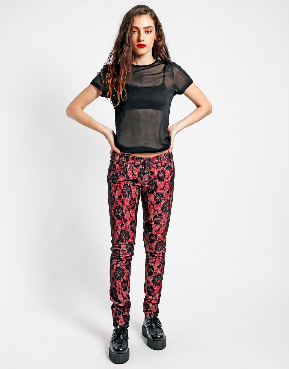 ROSE LACE PANT