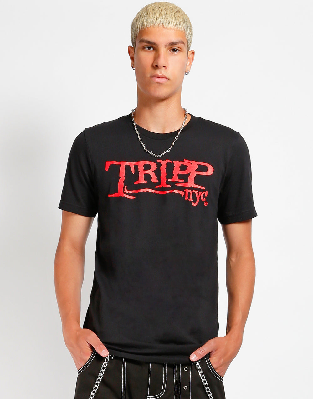 TRIPP NYC RED LOGO TEE