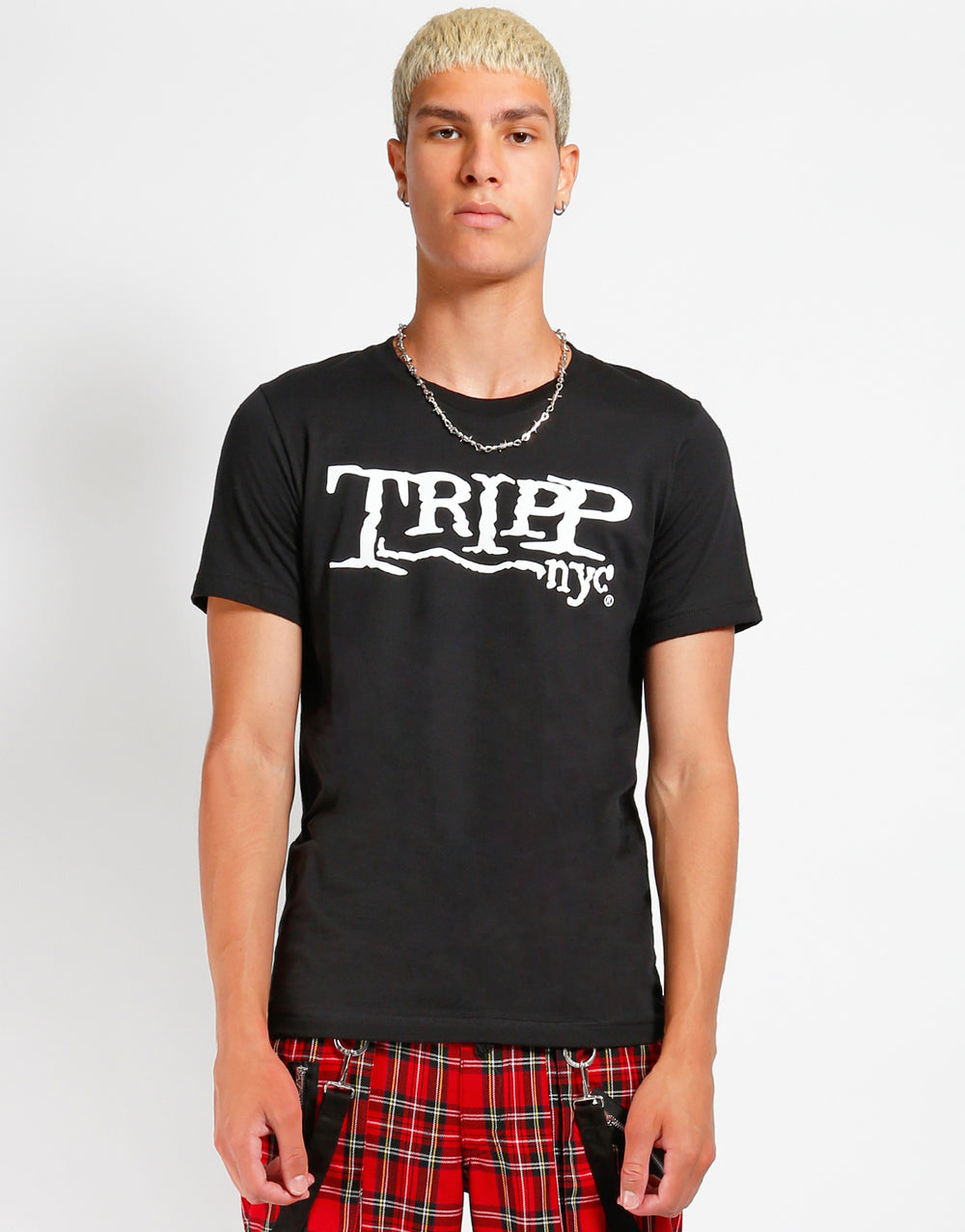 TRIPP NYC WHITE LOGO TEE