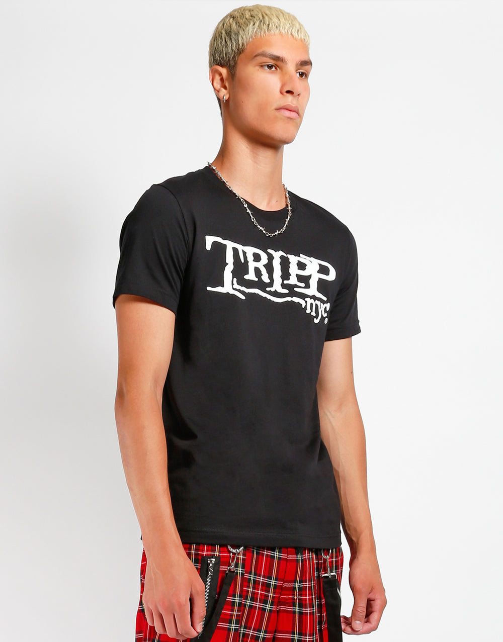 TRIPP NYC WHITE LOGO TEE