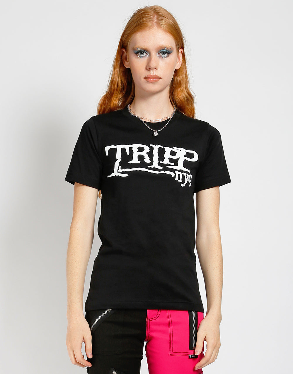 TRIPP NYC WHITE LOGO TEE