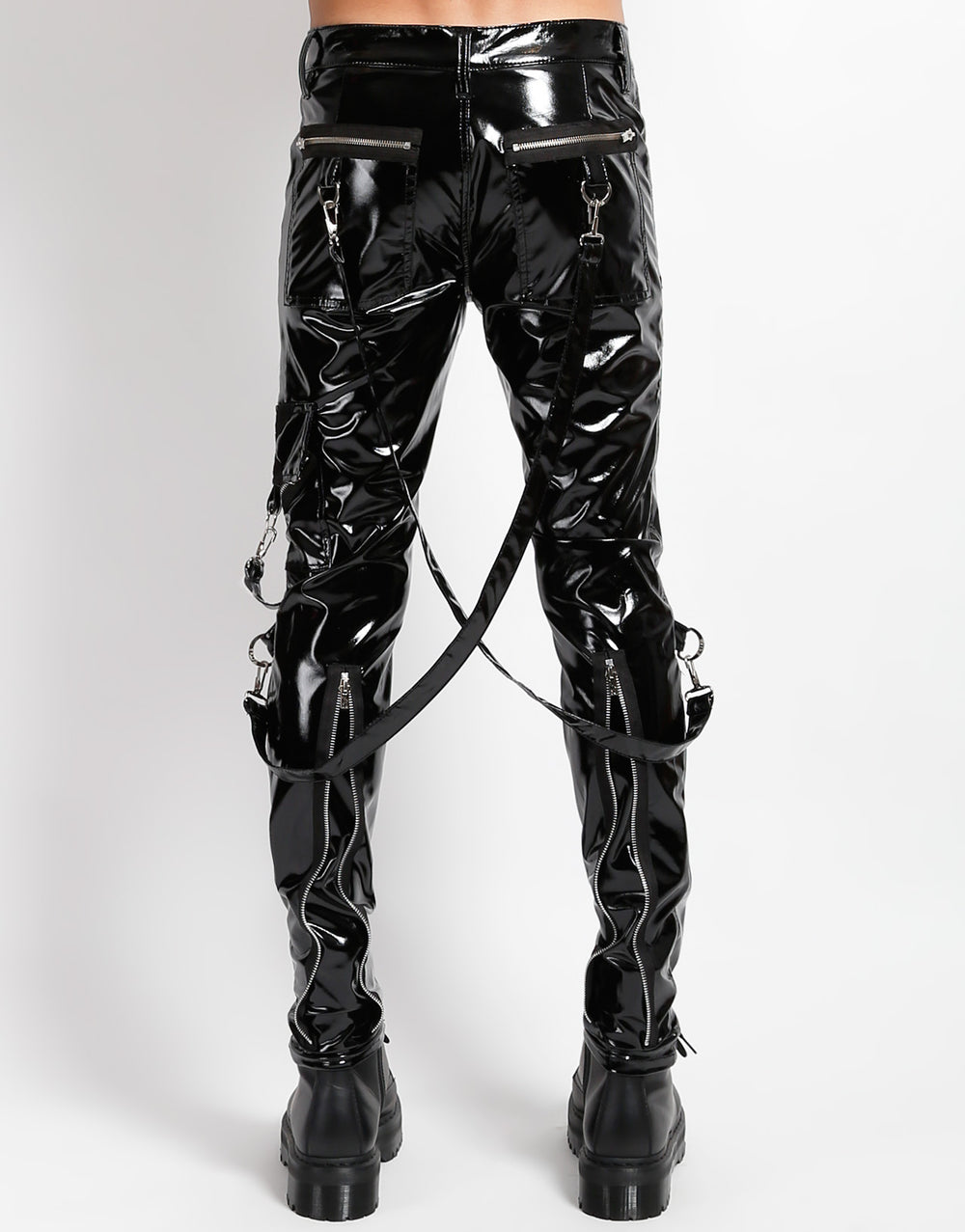 PVC VINYL CLASSIC SLIM LEG BONDAGE PANT