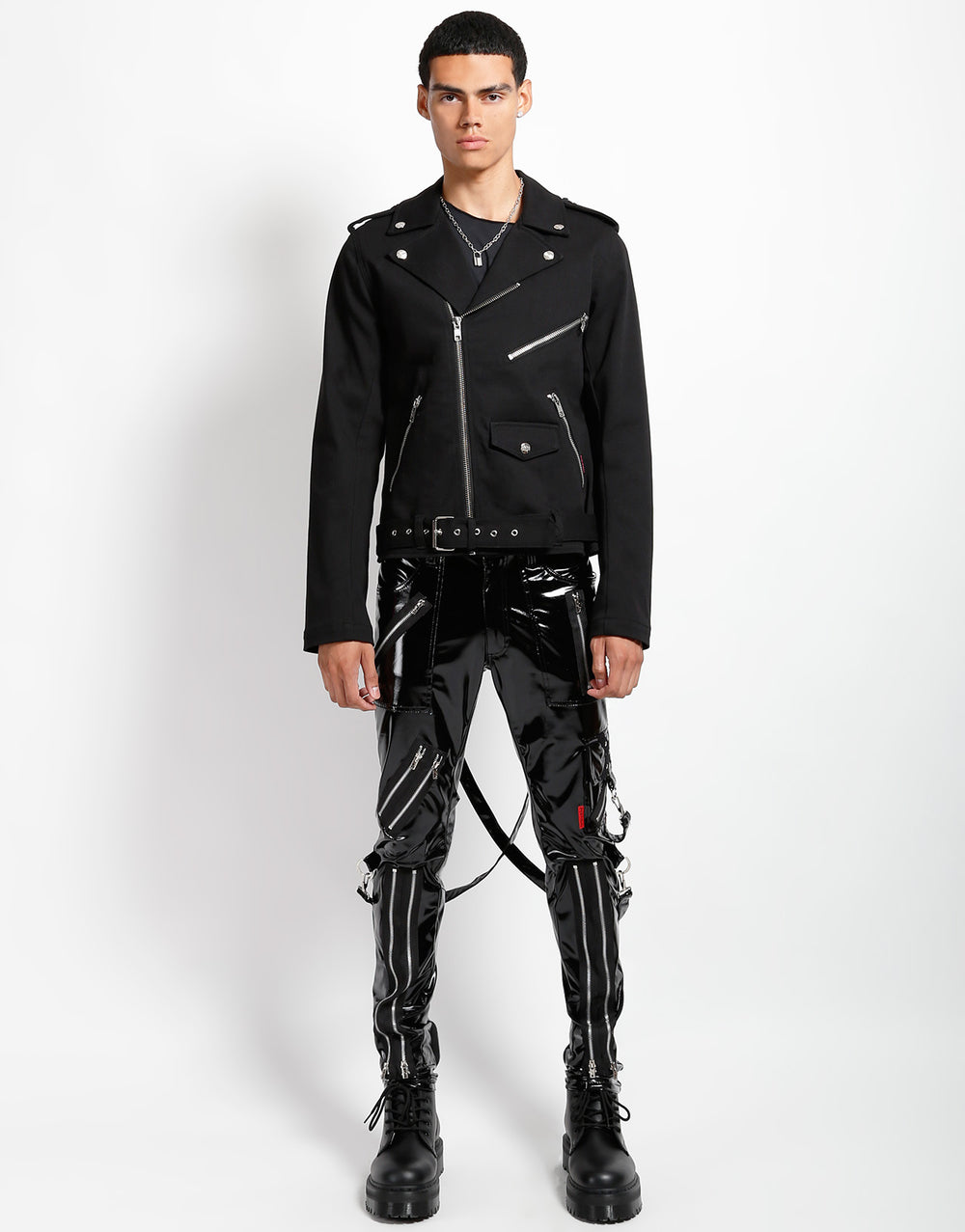 PVC VINYL CLASSIC SLIM LEG BONDAGE PANT