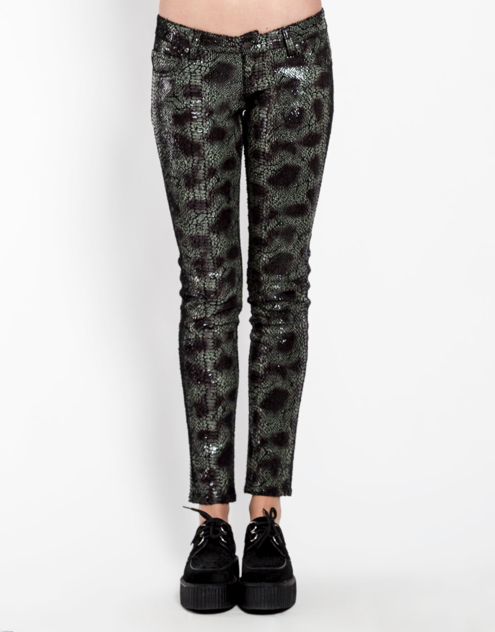 GREEN SNAKE PANT