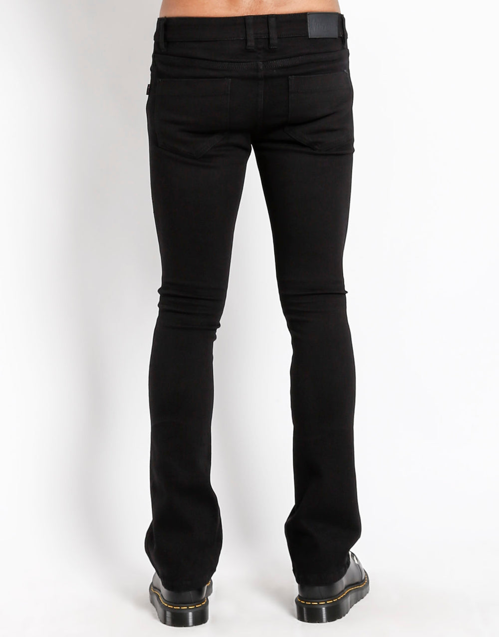 TRASH & VAUDEVILLE BLACK BOOTCUT JEAN