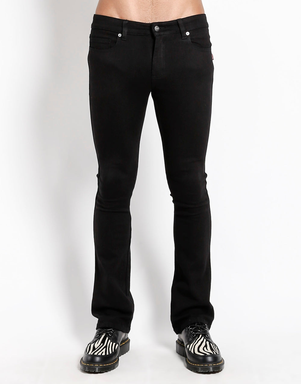 TRASH & VAUDEVILLE BLACK BOOTCUT JEAN