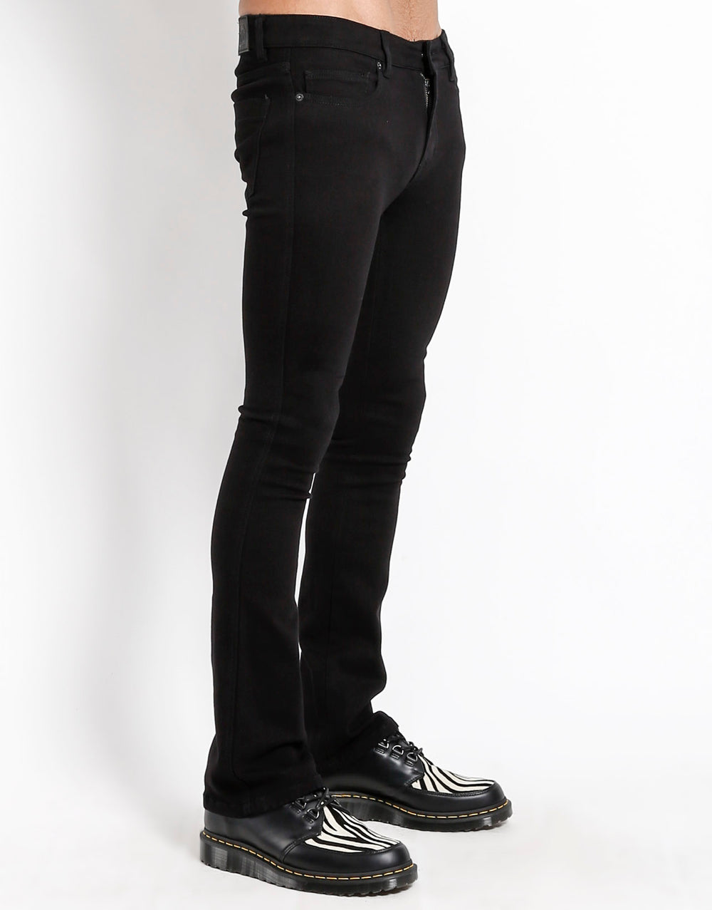 TRASH & VAUDEVILLE BLACK BOOTCUT JEAN