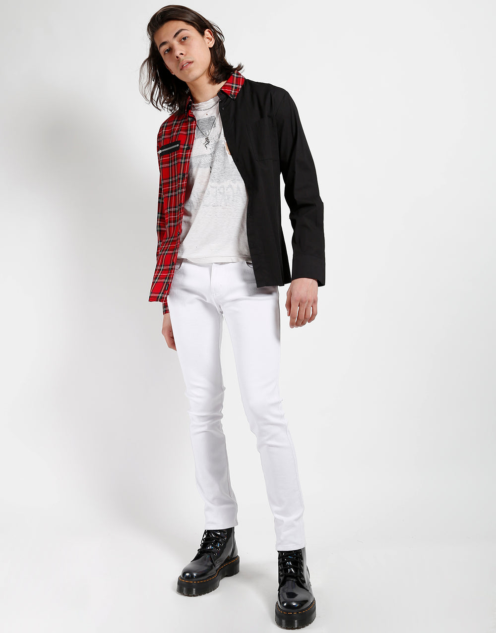 TRASH & VAUDEVILLE WHITE SKINNY JEAN