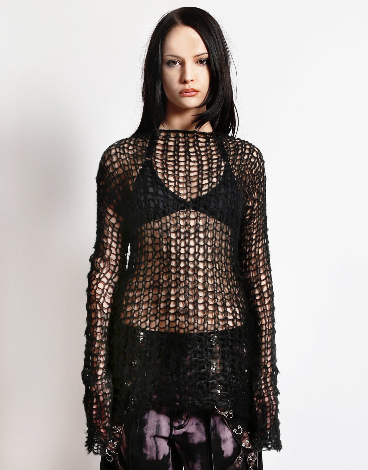 HOLY PUNK SWEATER BLACK