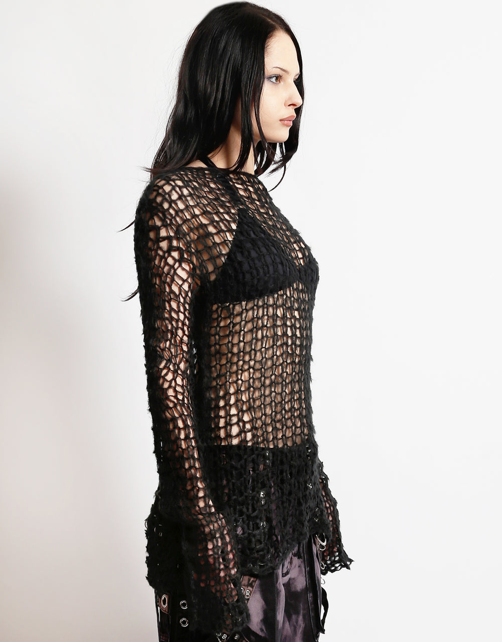 HOLY PUNK SWEATER BLACK