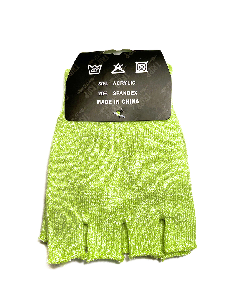 FINGERLESS GLOVES LIME