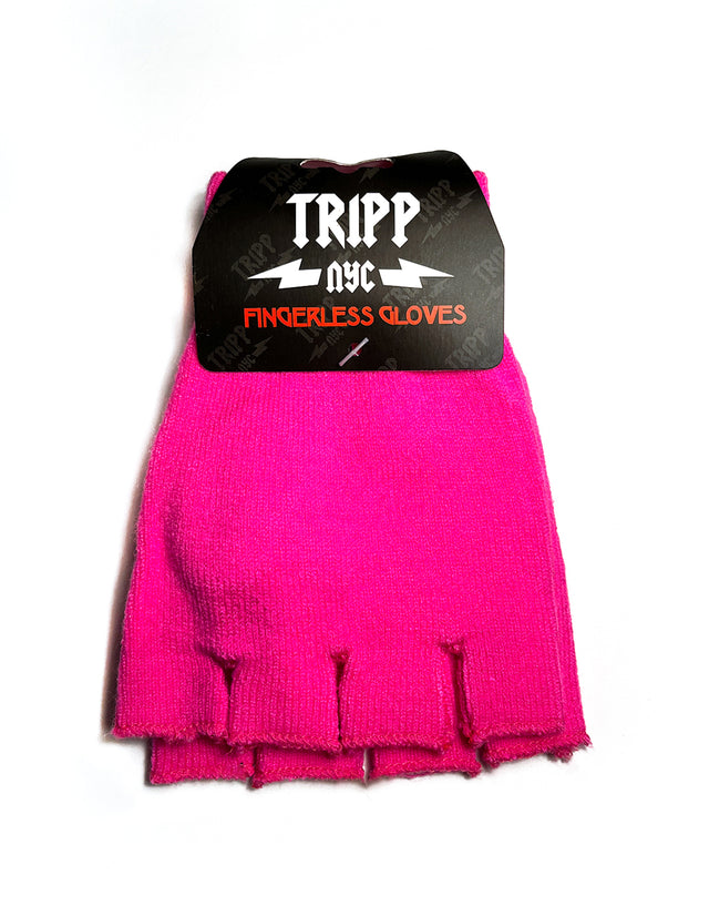FINGERLESS GLOVES PINK – TRIPP NYC