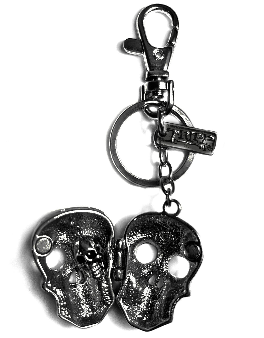 SKULL KEYCHAIN BLACK