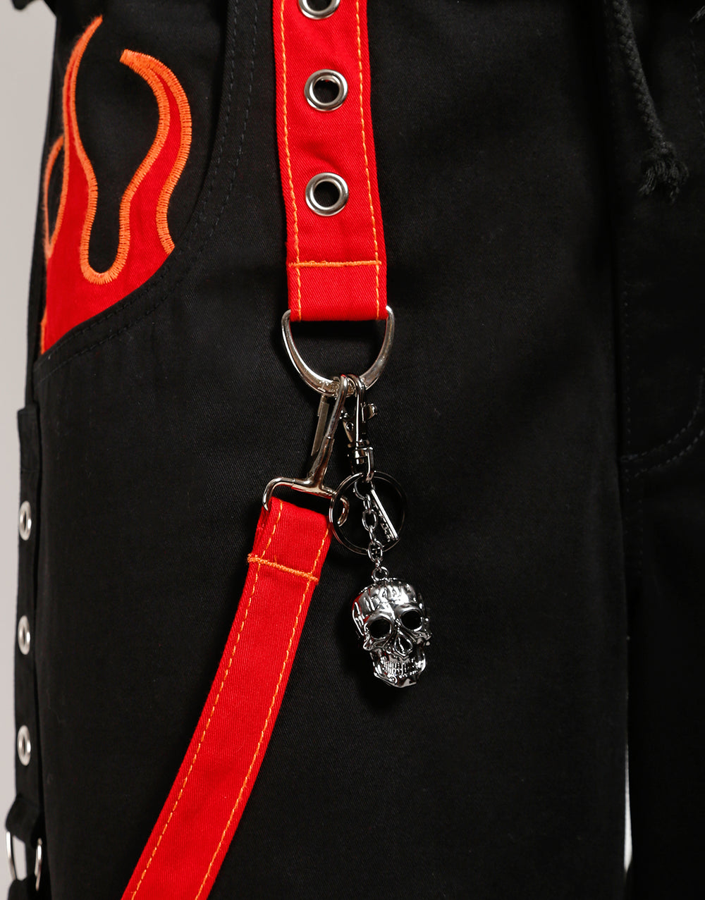 SKULL KEYCHAIN BLACK