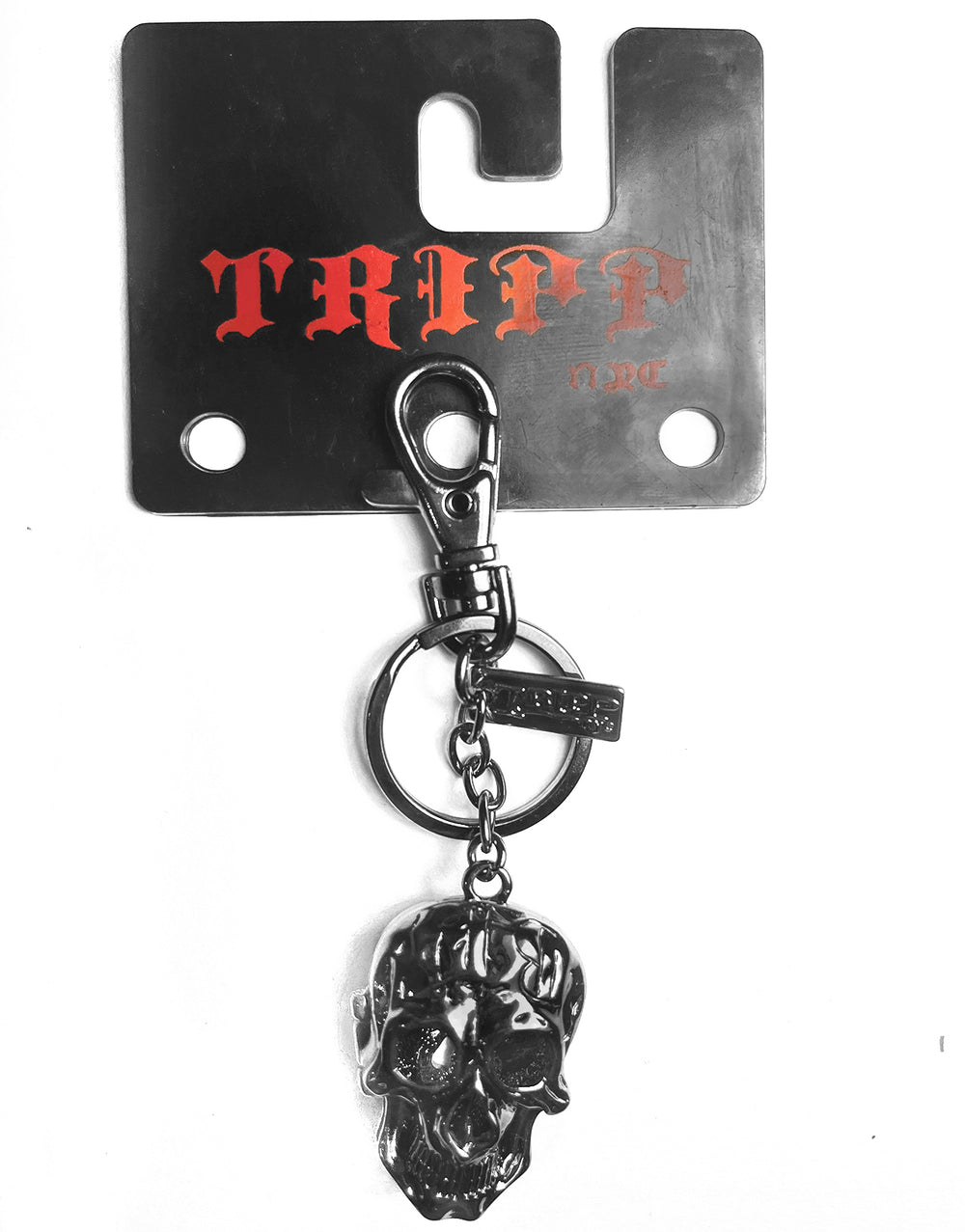 SKULL KEYCHAIN BLACK