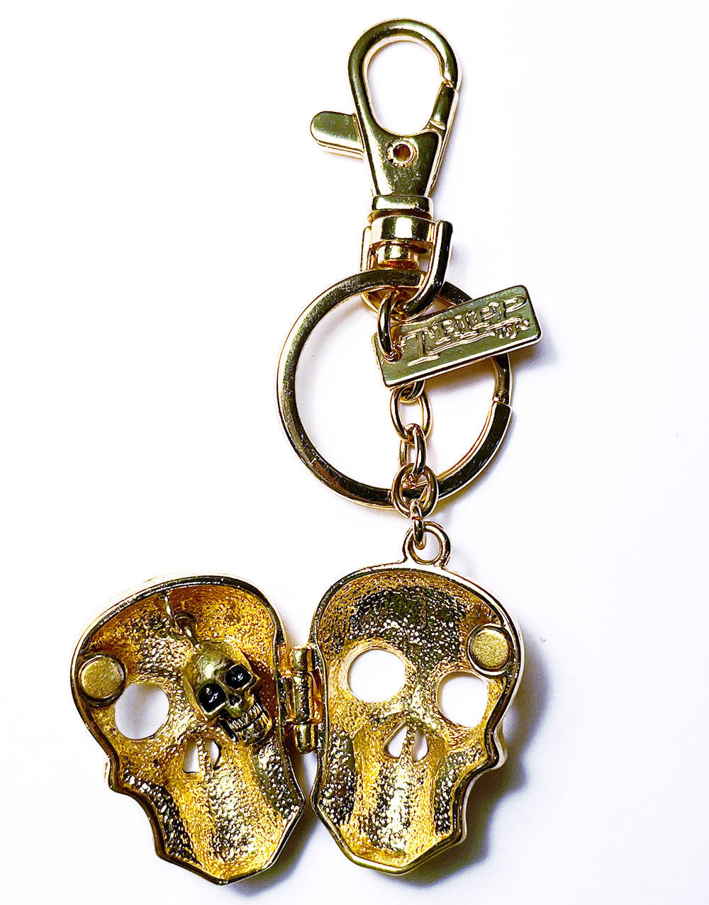 SKULL KEYCHAIN GOLD