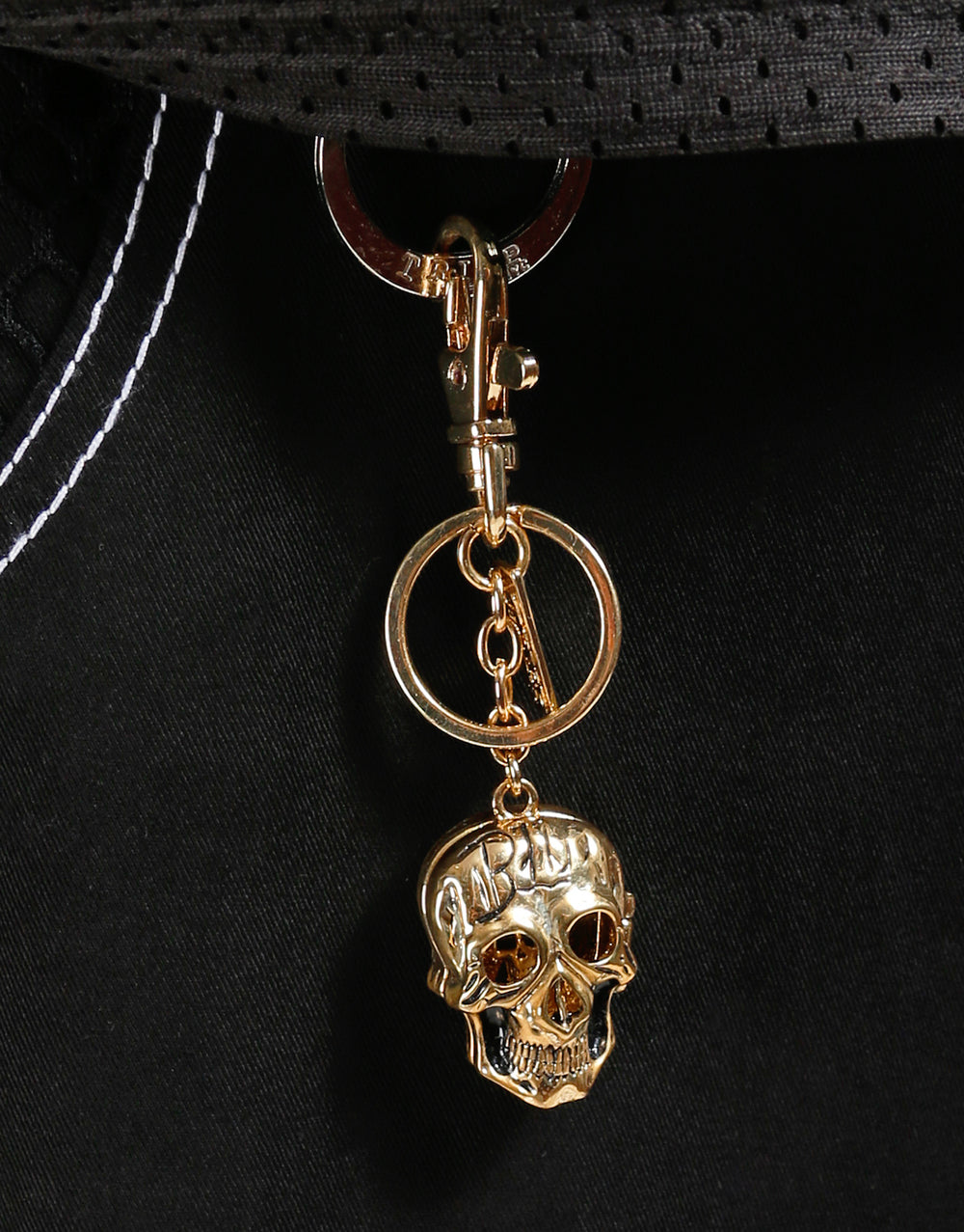 SKULL KEYCHAIN GOLD